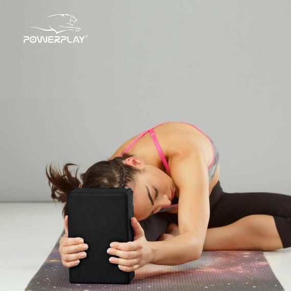 Блок для йоги PowerPlay 4006 Yoga Brick Темно-синій | Зображення 1