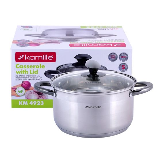 Каструля з кришкою Kamille KM-4920 1.5 л 16 см | Зображення 6