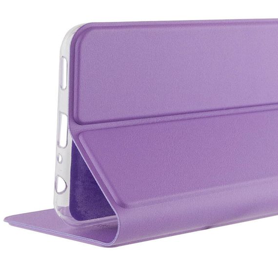 Шкіряний чохол-книжка GETMAN Elegant (PU) для Google Pixel 6a Бузковий | Зображення 4