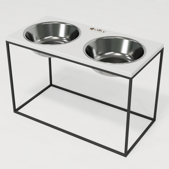 Миски на подставке для очень больших собак Hollky Base XXL40 (2 × 2,8 л) BXXL40-643240-GRWH | Зображення 7