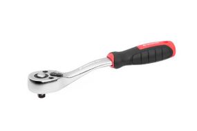 Ключ трещоточный (рукоятка с храповым механизмом) Intertool - 1/4" x 72T Storm (ET-8001)
