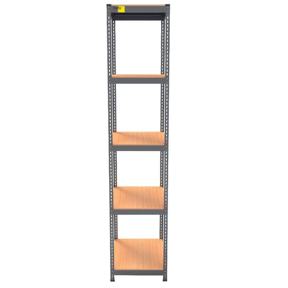 Металевий стелаж MRL-2400 ( 450x450) чорний | Зображення 1