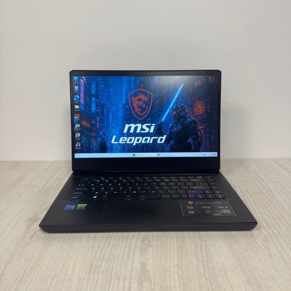 Ігровий ноутбук Б-класу MSI GP66 Leopard 11UH / 15.6" (1920x1080) IPS / Intel Core i7-11800H (8 (16) ядер по 1.9 - 4.6 GHz) / 16 GB DDR4 / 256 GB SSD / nVidia GeForce RTX 3080, 8 GB GDDR6, 256-bit / WebCam б/в | Зображення 1