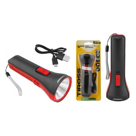 Ручной фонарик led (2 режима работы) Tiross TS-1851, Тактичный фонарь, Фонарик тактический AF-713 аккумуляторный ручной | Зображення 6
