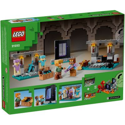 Конструктор LEGO Minecraft Оружейная мастерская 203 деталей (21252) | Зображення 1