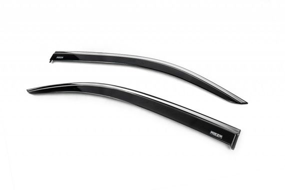 Вітровики з хромом (2 шт, Niken) для Opel Combo 2019-2024 рр | Зображення 1