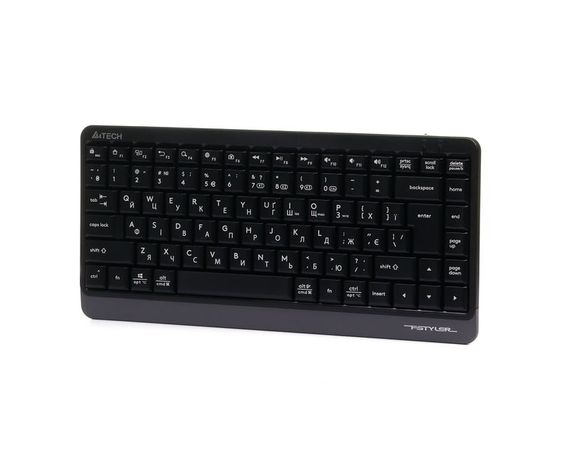 Клавіатура бездротова A4Tech Fstyler FBK11 (Grey),  USB, колір сірий | Зображення 1