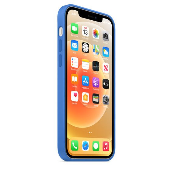 Чехол Silicone Case Full Protective (AA) для Apple iPhone 15 Plus (6.7") Синий / Capri Blue | Зображення 2