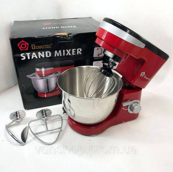 Кухонный миксер с металлической чашей Domotec, Миксер с насадкой для крема бытовой кухонный EQ-63 | Зображення 9