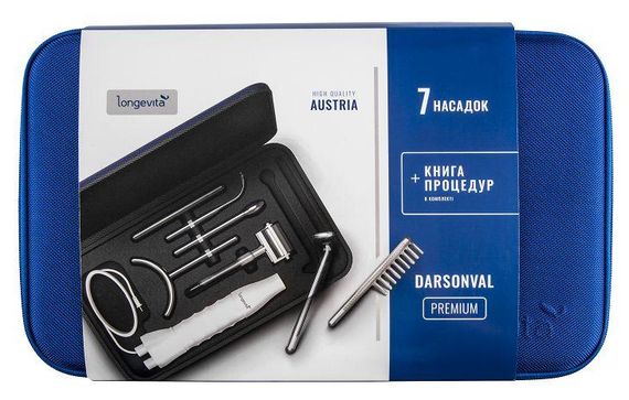 Аппарат для Дарсонвализации Longevita Premium JHM-08B гарантия 1 год | Зображення 2