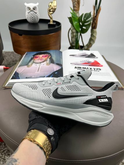 Чоловічі кросівки Air Zoom x React Light Grey Black (текстиль) A3900 43 27,5 | Зображення 5