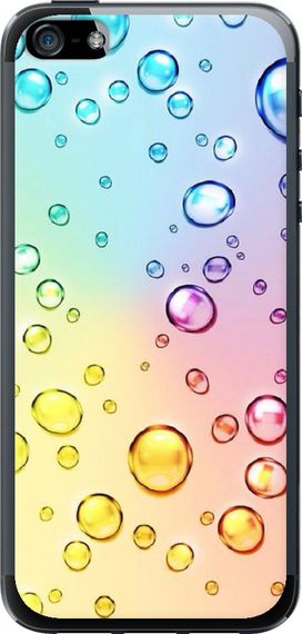 Чехол на iPhone 5 Пузырьки "3272u-18-17620"