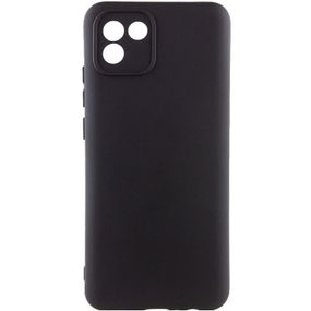 Чохол Silicone Cover Lakshmi Full Camera (A) для Samsung Galaxy A03, Чорний