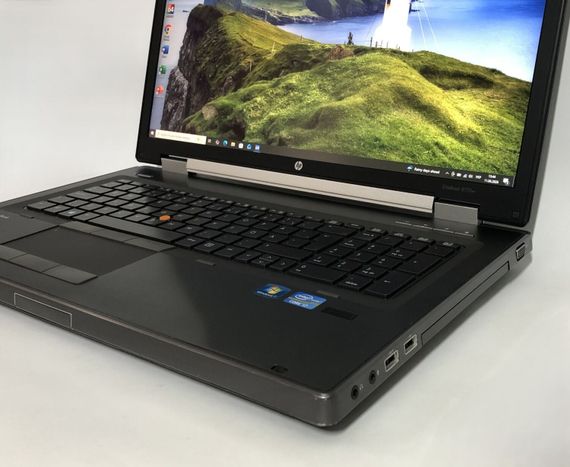Мобильная рабочая станция HP EliteBook 8770w / 17.3" (1920x1080) TN / Intel Core i7-3740QM (4 (8) ядра по 2.7 - 3.7 GHz) / 16 GB DDR3 / 256 GB SSD / nVidia Quadro K3000M, 2 GB GDDR5, 256-bit / WebCam / DVD-ROM б/у + Подарок Флеш-накопитель Kingston 64GB | Зображення 8