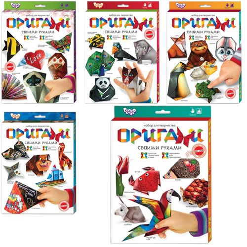 Набір для творчості Орігамі, Ор-01-01 Danko Toys Хлопавка Вид 2 | Зображення 2