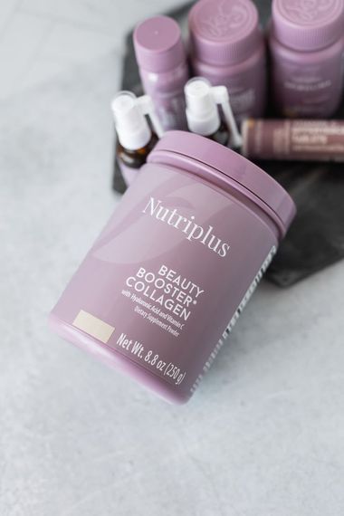 Диетическая добавка для волос ногтей кожи Коллаген Farmasi Nutriplus с шоколадом 210 г | Зображення 2