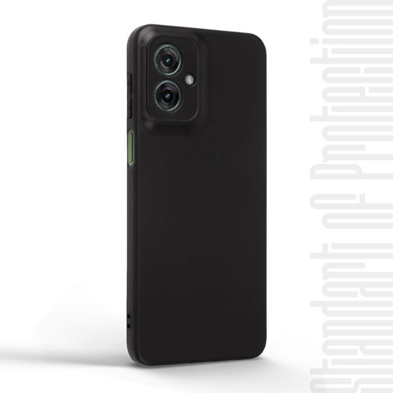 Чохол до мобільного телефона Armorstandart Matte Slim Fit Motorola G55 5G Camera cover Black (ARM81199) | Зображення 1