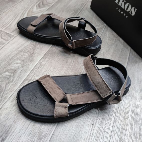 Бежеві чоловічі босоніжки 42 43 розмір | Зображення 6