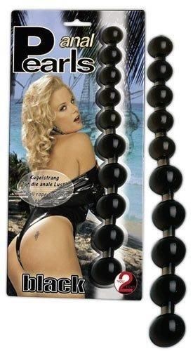 Анальний ланцюжок Anal Pearls Black Sex Aura