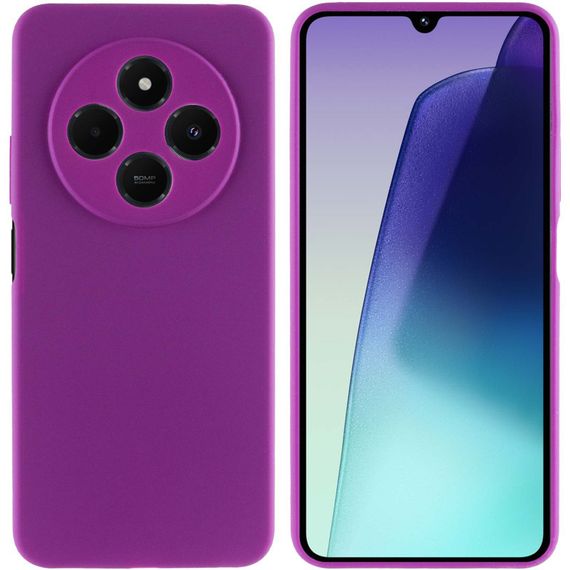 Чохол Silicone Cover Lakshmi Full Camera (AA) для Xiaomi Redmi 14C / Poco C75 Фіолетовий / Purple | Зображення 2