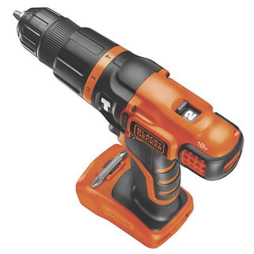 Дрель аккумуляторная ударная BLACK+DECKER BDCH188N | Зображення 2