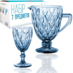 Набор для напитков «Грани Сапфира» 7 предметов