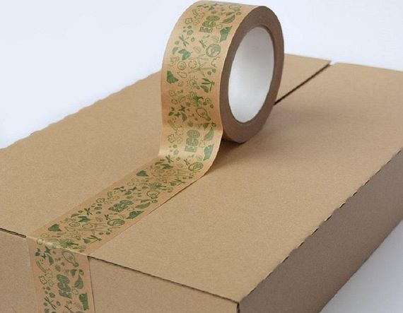 Скотч бумажный 48х50 м "ECO" (36 шт. в упаковке), , !!! Скидка из-за небольших дефектов !!! | Зображення 3