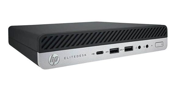 Неттоп HP EliteDesk 800 G4 USFF / Intel Core i5-8400T (6 ядер по 1.7 - 3.3 GHz) / 16 GB DDR4 / 480 GB SSD / Intel HD Graphics 630 б/у | Зображення 1