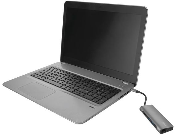 USB-хаб Trust DALYX 7-IN-1 USB-C ALUMINIUM (23775_TRUST) | Зображення 7