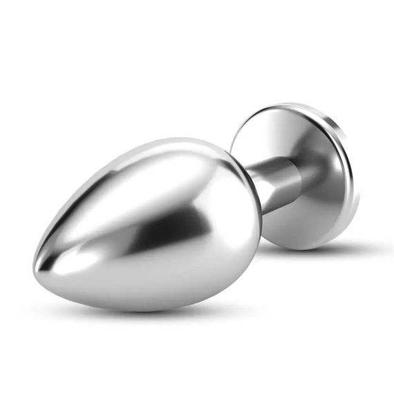 Анальна пробка з кільцем для карабіна, Метал, розмір - S, OKOVA sexstyle