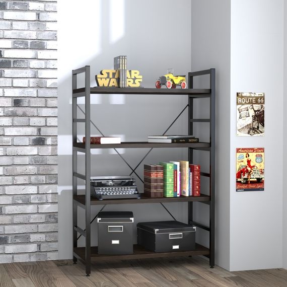 Стеллаж офисный низкий Loft Design L-125 New венге | Зображення 1