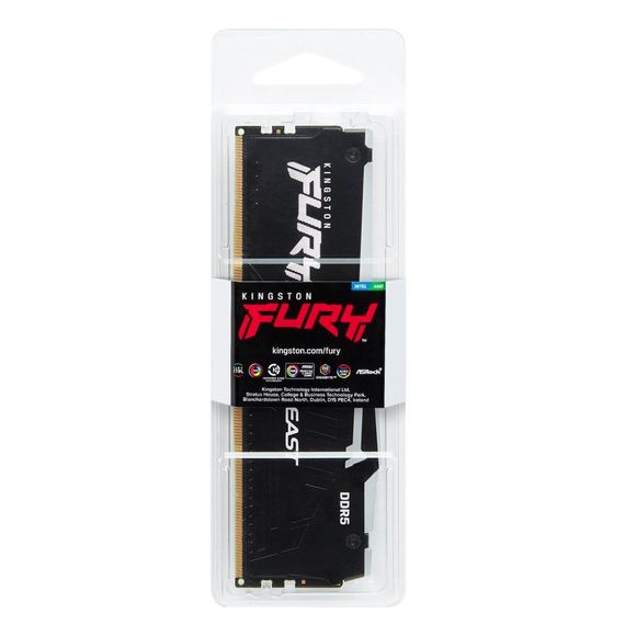 Модуль пам'яті для комп'ютера DDR5 32GB 5600 MHz Beast RGB Kingston Fury (ex.HyperX) (KF556C36BBEA-32) | Зображення 3
