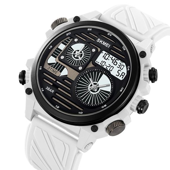 Чоловічий годинник Skmei 2202PWT White | Зображення 2