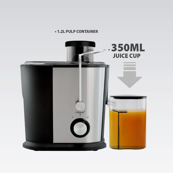 Соковыжималка для фруктов и овощей Maestro MR-802 центробежная 700 Вт электрическая | Зображення 2