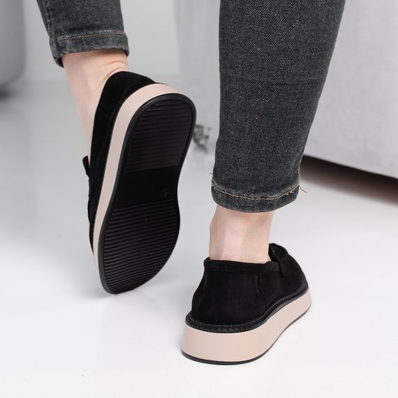 Лоферы женские Fashion Isolde 3897 40 размер 255 см Черный | Зображення 3
