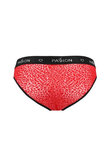 Чоловічі напівпрозорі труси Passion 031 SLIP MIKE XXL/XXXL Red, під леопард Sex Aura | Зображення 3