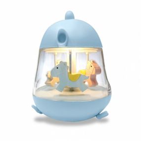 Нічник музичний Карусель Light блакитний (F124097)