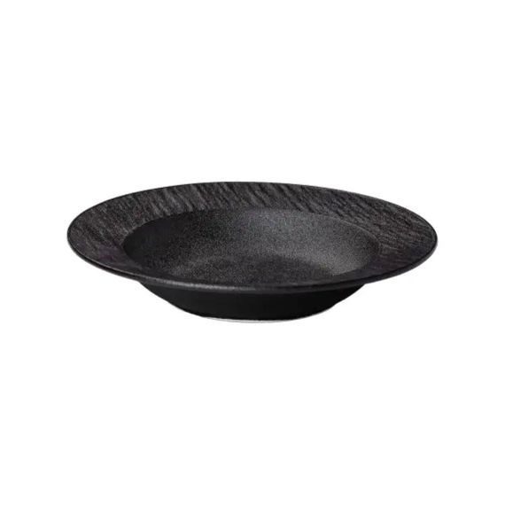 Тарілка супова порцелянова 23 см чорна HP-7-728 | Зображення 3