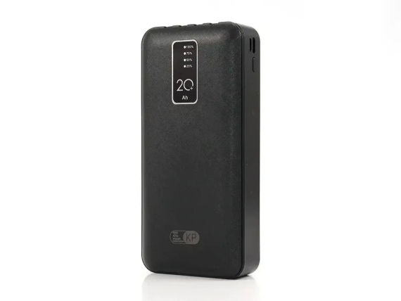 Power Bank с электронным экраном с набором кабелей KP KP-27 20000mAh Внешний аккумулятор для зарядки | Зображення 3