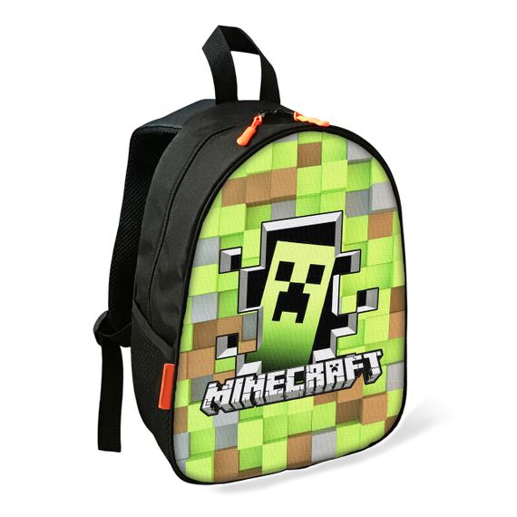 Рюкзак Minecraft Крипер детский школьный/городской 34х27х13 см для мальчика (02407)