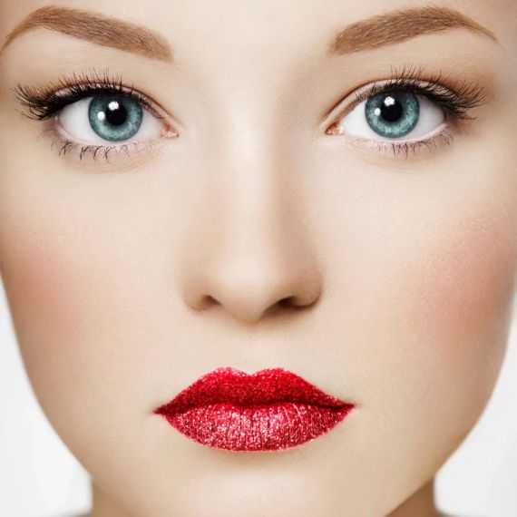 Глиттерная помада для губ Красная Stargazer Glitter Lipstick Red | Зображення 3