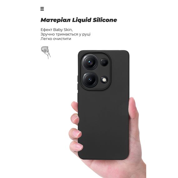 Чохол до мобільного телефона Armorstandart ICON Xiaomi Redmi Note 14S 4G Camera cover Black (ARM82008) | Зображення 6