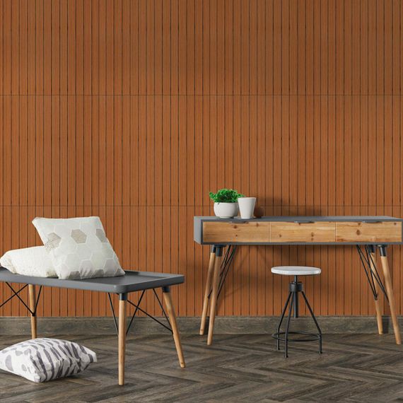 Покриття вінілове самоклеюче 3D рейки 600х600х2,8мм SW-00003246 | Зображення 5