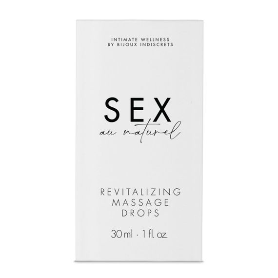 Відновлювальні краплі для масажу Bijoux Indiscrets Sex au Naturel — Revitalizing Massage Drops | Зображення 2