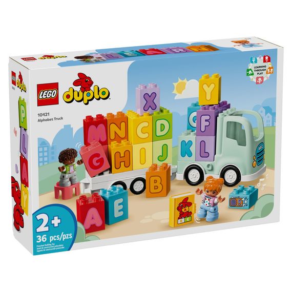Конструктор LEGO DUPLO Town Вантажівка з абеткою 36 деталей (10421) | Зображення 4