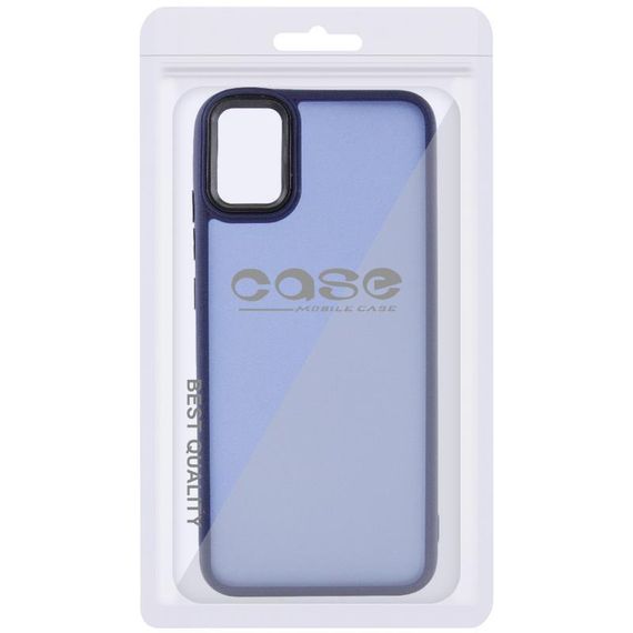 Чохол TPU+PC Lyon Frosted для Samsung Galaxy A07 Navy Blue | Зображення 4