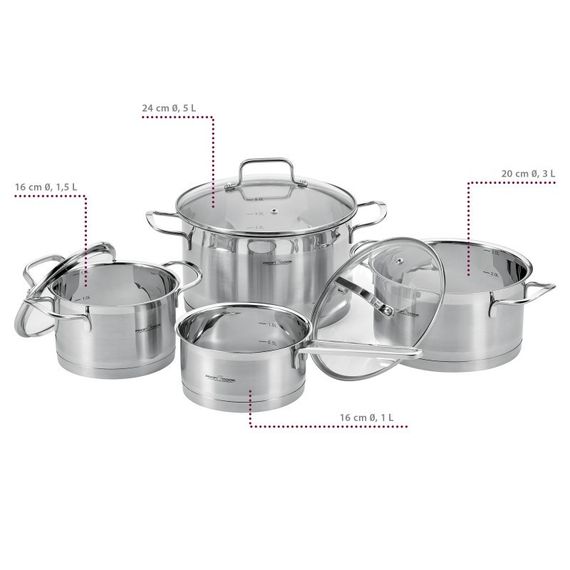 Набор кастрюль ProfiCook PC KTS 1224 — качество и удобство на вашей кухне | Зображення 7
