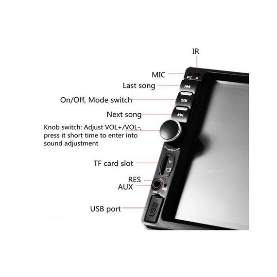Автомагнитола 2Din Fort MS-720 | Зображення 4