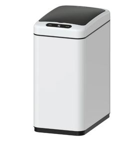 Відро для сміття сенсорне прямокутне Koer TC-020408-08 8 л білий (KR5589)