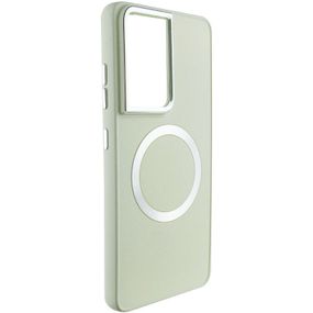 TPU чохол Bonbon Metal Style with MagSafe для Samsung Galaxy S23 Ultra Білий / White